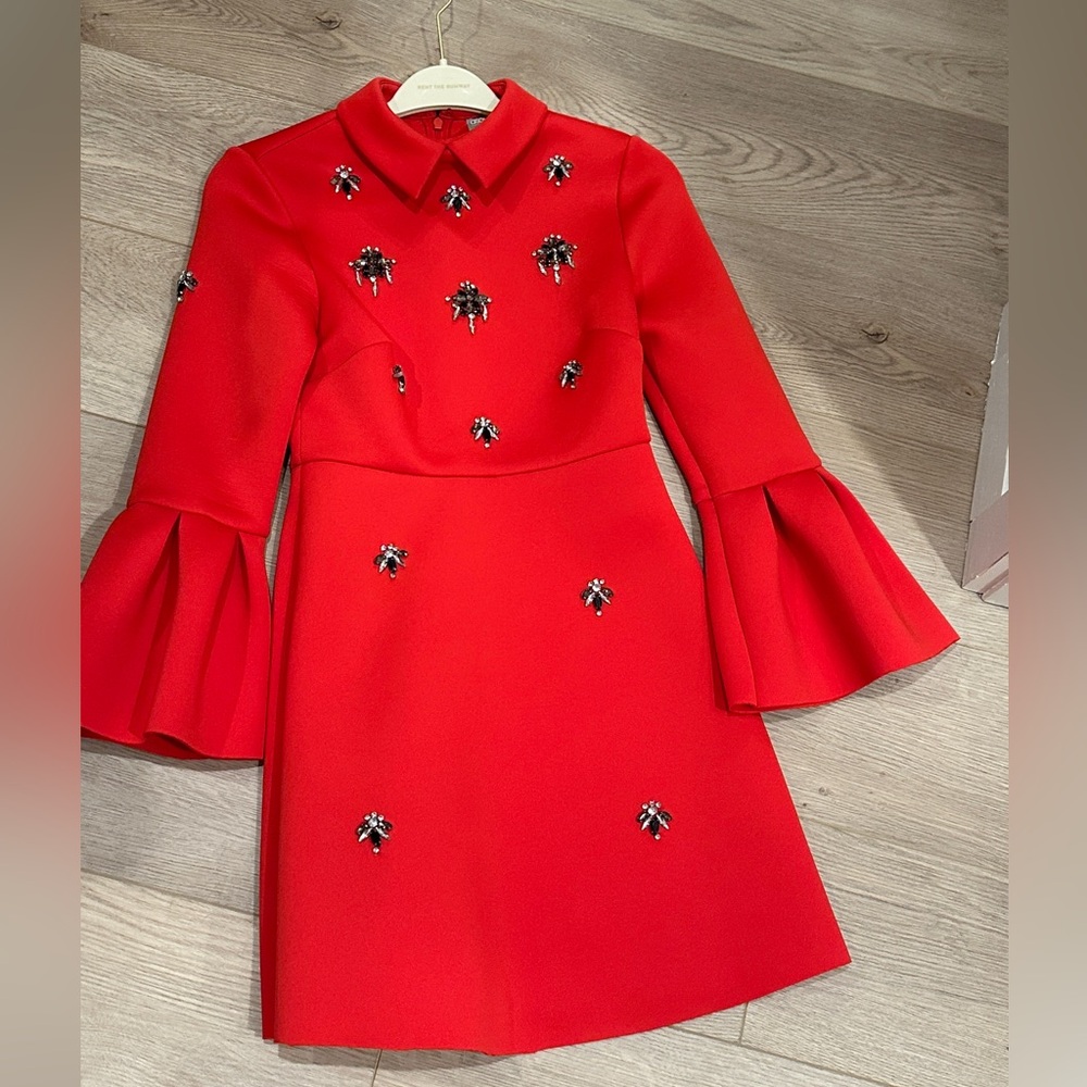 ASOS Red Dress with Embellishments